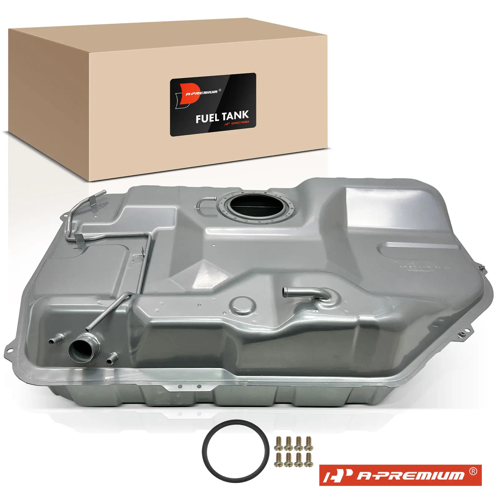 A-Premium 14.5 Gallons Silver Fuel Tank for Hyundai Elantra 2003-2006
