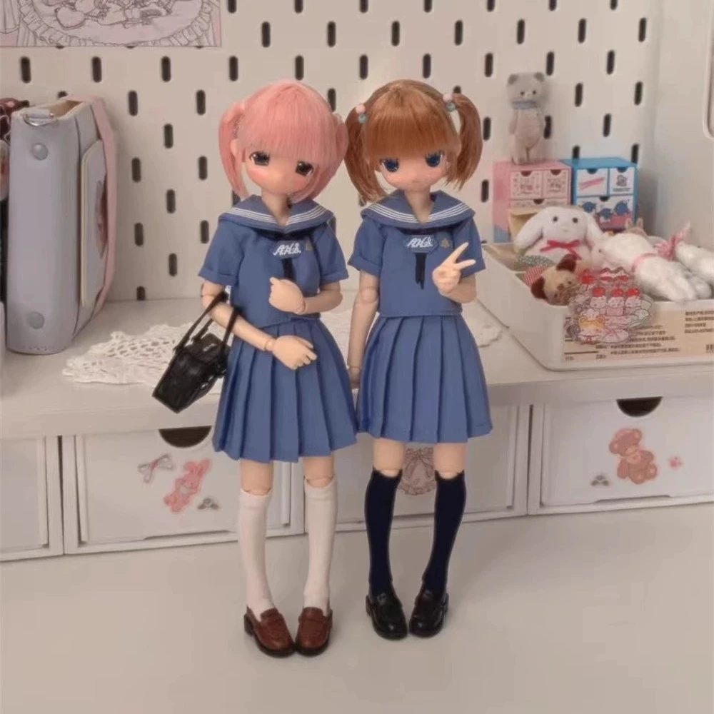 

Azone s/OB22 Uniform JK uniform Slip-on shoes Versatile style Black Brown Spot Inventory Mini Toys Girls BJD Doll Accessories