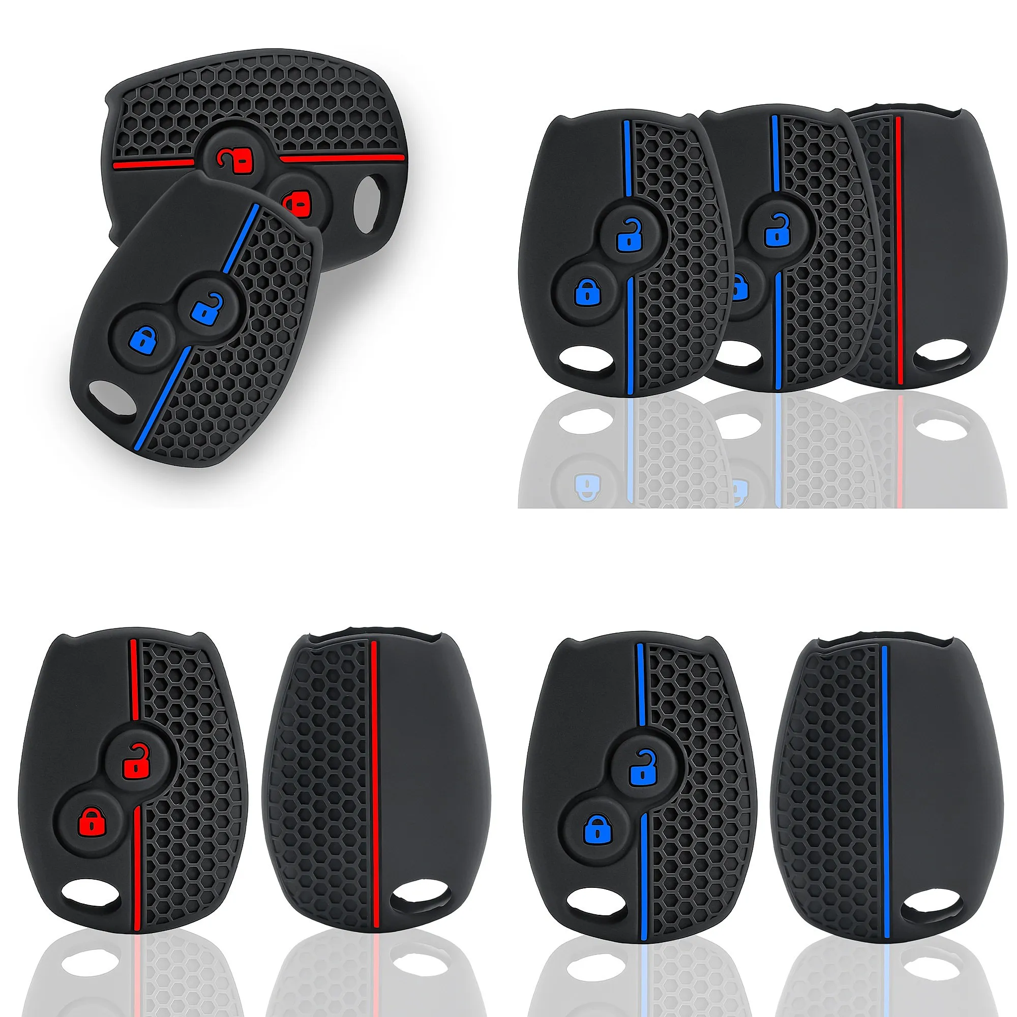 Key Fob Cover Silicone For Renault Trafic Clio Duster Dacia Logan Sandero Nissan Terrano Almera
