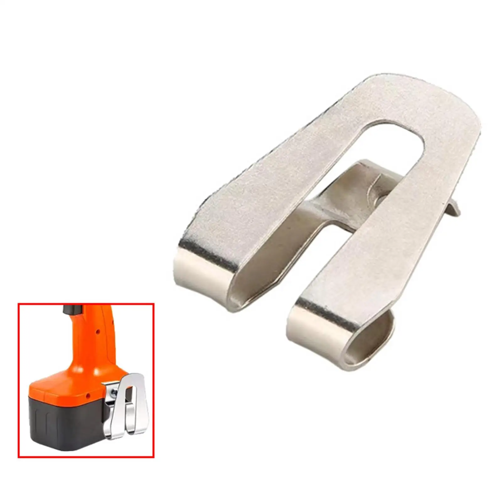 Belt Clip Hook Sturdy Drill Clip Hook Drill Belt Clip Hook Stainless Steel Driver Belt Clip for Power Tools Hammer Drill Tools