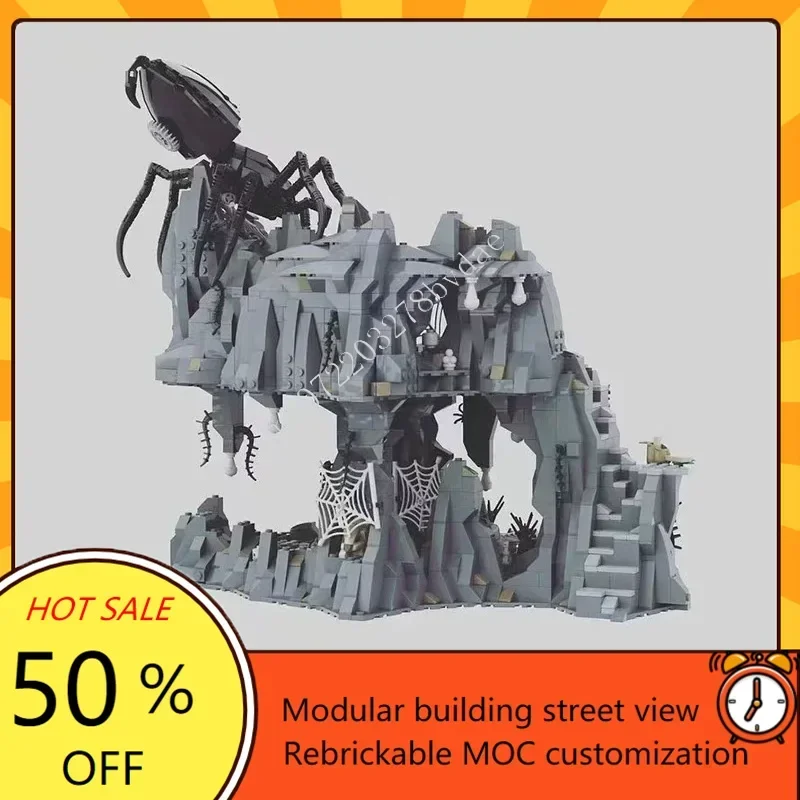 2261PCS MOC 중세 성 맞춤형 퍼즐 모델 셀로브의 둥지 기술 DIY 조립 장난감 창의적인 기술 어린이 휴일 선물