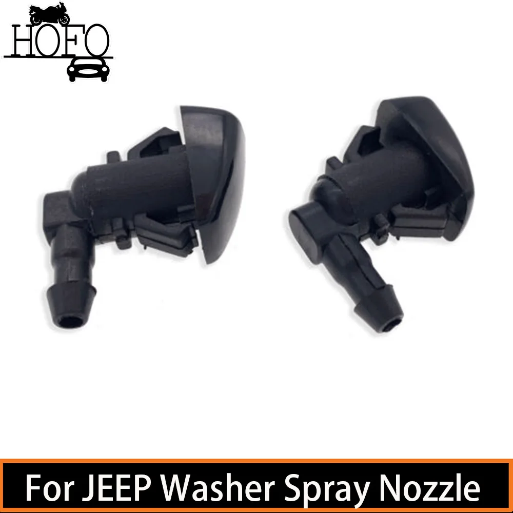 

2 Pcs/Set Car Windshield Wiper Washer Spray Nozzle 55079049AA For JEEP GRAND CHEROKEE SUMMIT SPORT UTILITY 4-DOOR 2014-2018