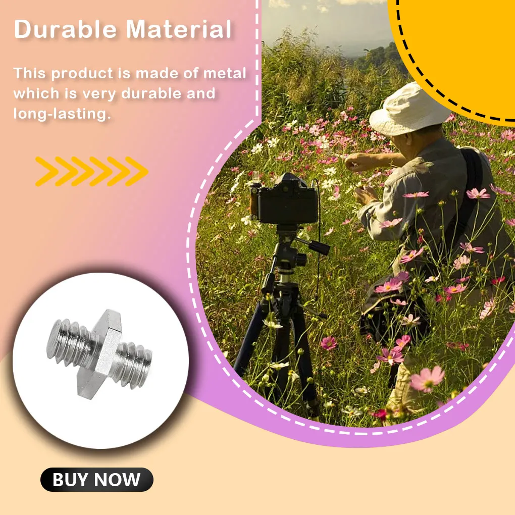 Screw Camera Adapter Tripod Accessory 1/4 Release Connection Stand