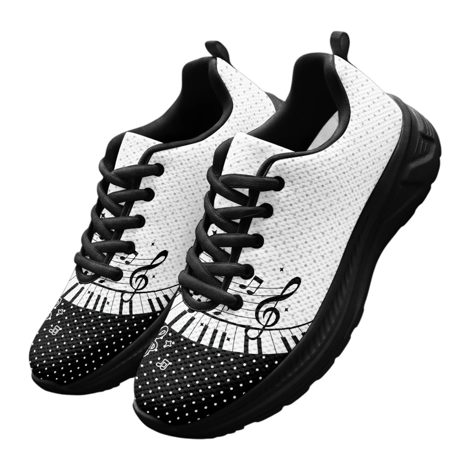PENSTROLL Music Note Piano Mesh Running shoes Mesh & EVA Men's Sports Shoes Lightweight Walking Shoes for Gym
