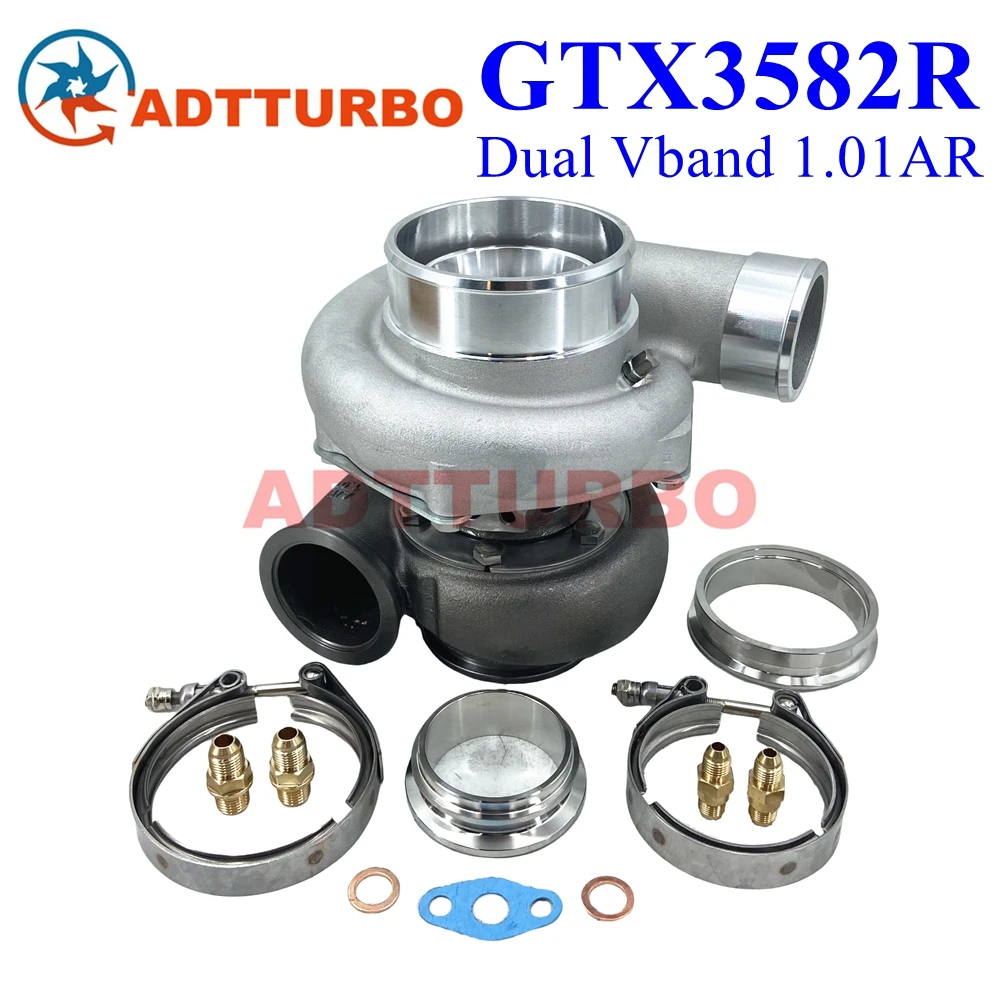 Gen2 GTX3582R GT3582 66m GenII Turbocharger Performance V-Band 1.01AR 851154-5004S Turbine 450-900HP Turbo Ball Bearing GT35