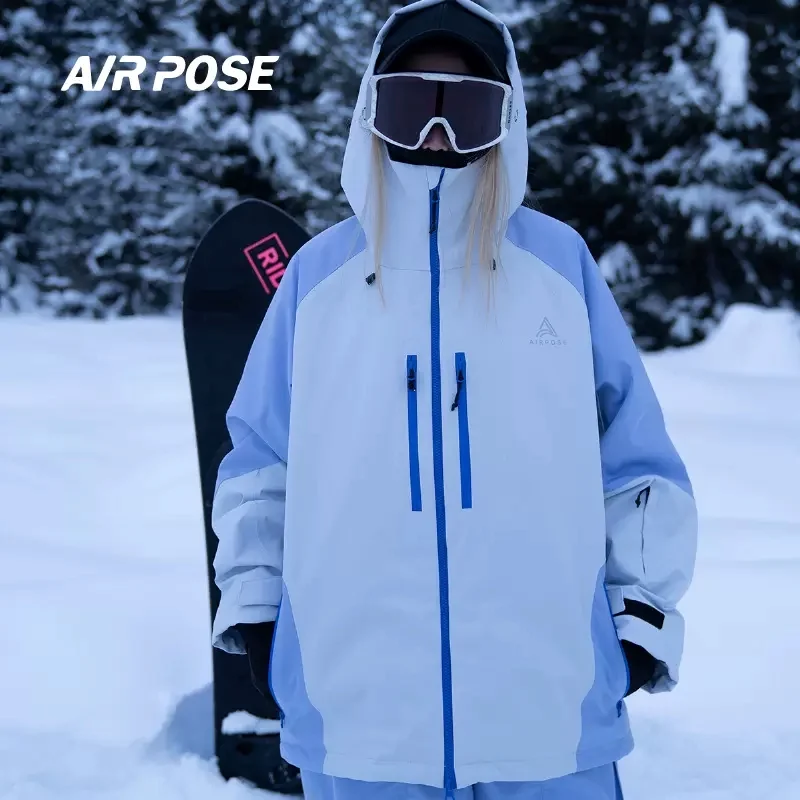 

Air POSE-Ski Jackets For Men Women, Windproof And Waterproof, Outdoor Sports, Snowboard, Daily, Warm, 15K, Winter