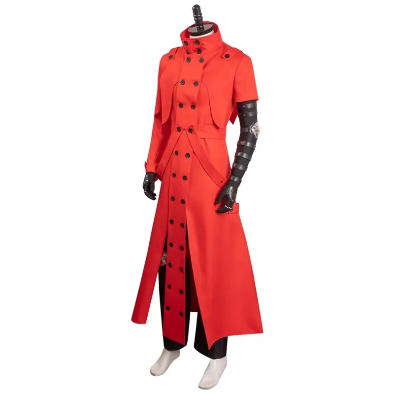 

New ❤2025 Anime Trigun Vash the Stampede Cosplay Costume Men Women Coat Uniform Jacket Pants Outfit Halloween Carnival Par ☆ ☆ ☆