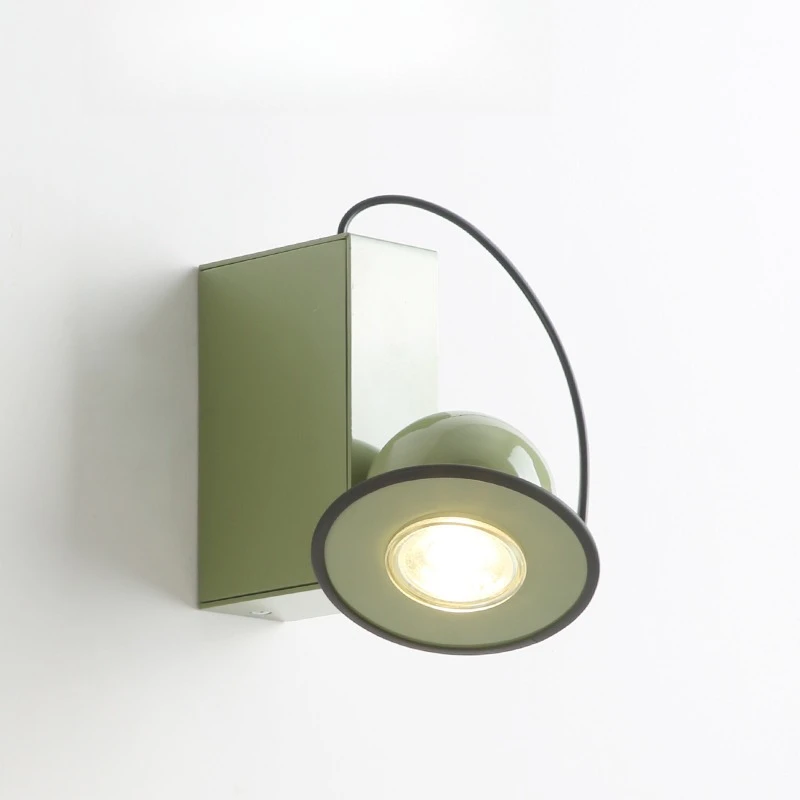 مصباح جداري بسيط لغرفة النوم على الطراز الكريمي الشمالي ما بعد الحداثة ومبتكر بلون ممفيس لغرفة الأطفال