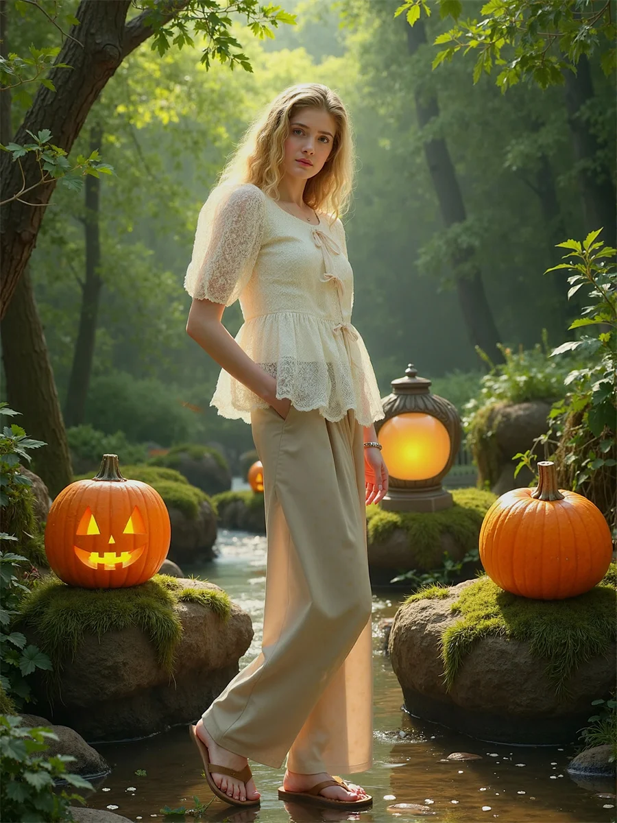 

O-Neck Puff Sleeve Shirts Blouses Elegant Women Top Spring Subtle Seasons Hipster Silkly Activity Buttons Softness Threaded Slim