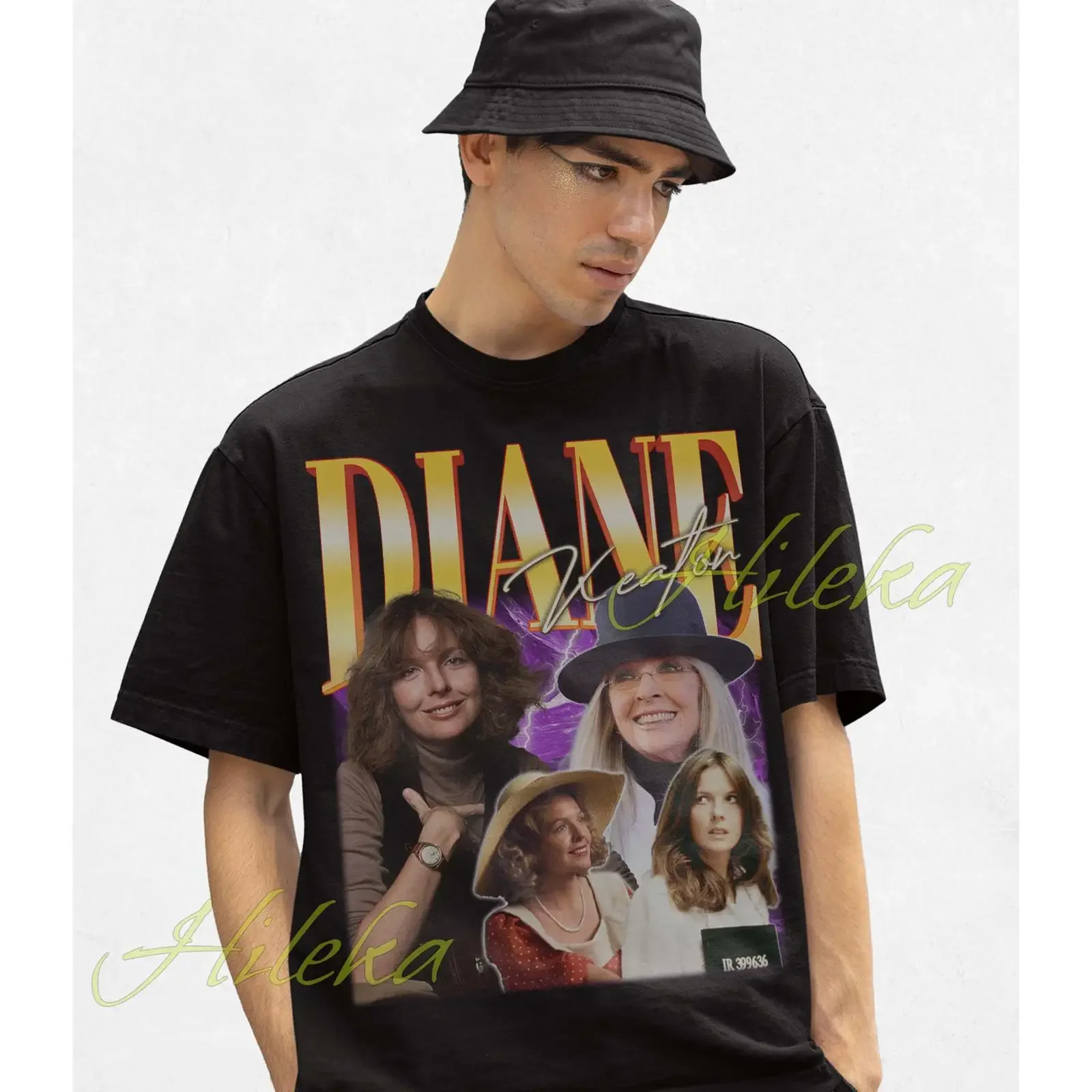 90s Retro Diane Keaton Vintage T Shirt Funny Classic Actress Fans Merch Casual  vintage Washed Slightly Unisex streetwear