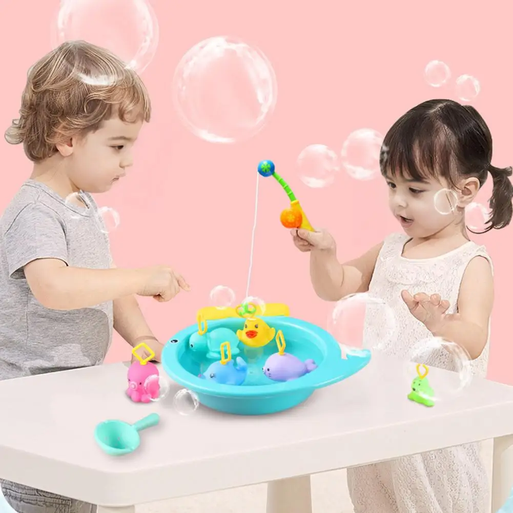 Enten-Angelspielzeug, Badezeit, pädagogisches Angelspielzeug für Kinder, 20 Stück, Enten-Angelspielzeug für Kinder, lustige schwimmende Spiele für Strand, Pool