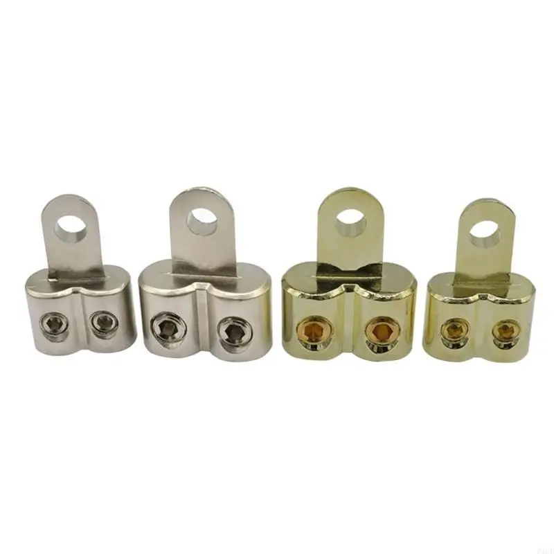 F1CF Auto Sound   Splitter Power Distribution Block Automotive Sound System 2 Way Designs Supports Multiple Amplifiers for Car
