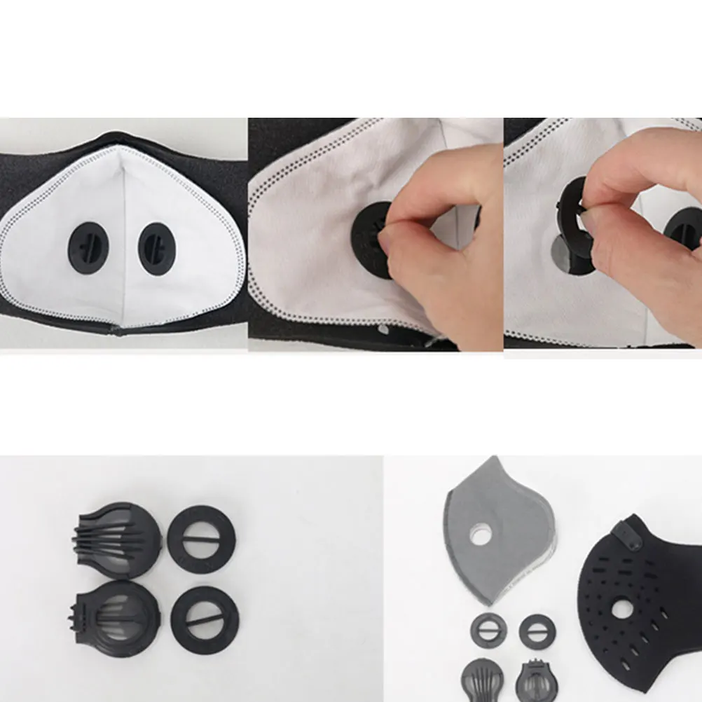 

2Pcs Bike Riding Mask Accessories High Absorbing Activated Carbon Filter for Outdoor Sports Dust and Harmful Air Particles