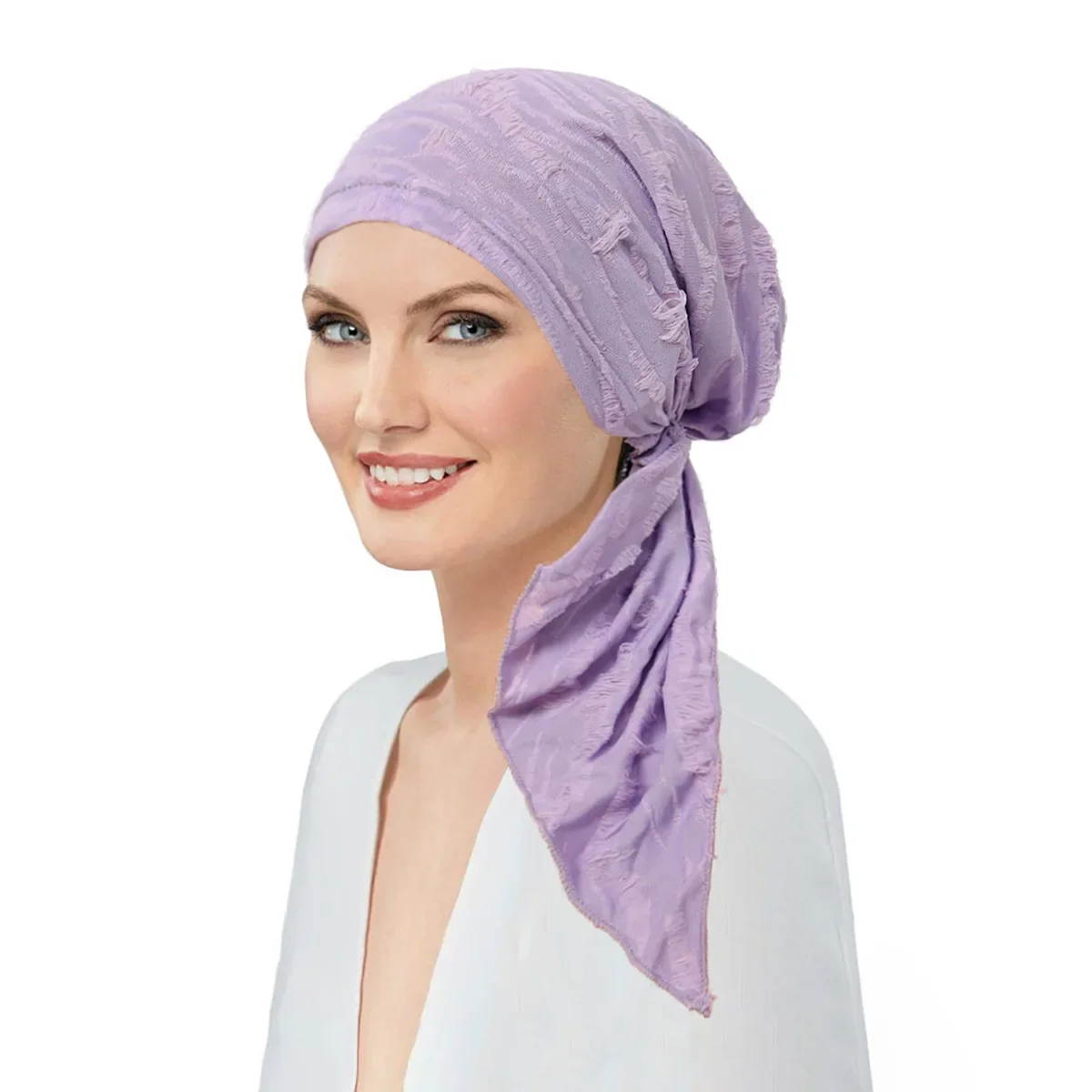 Femmes Hijab respirant plissé foulard perte de cheveux chimio casquette Turban pré-attaché foulard musulman tête enveloppement Bandanas Turbante Mujer