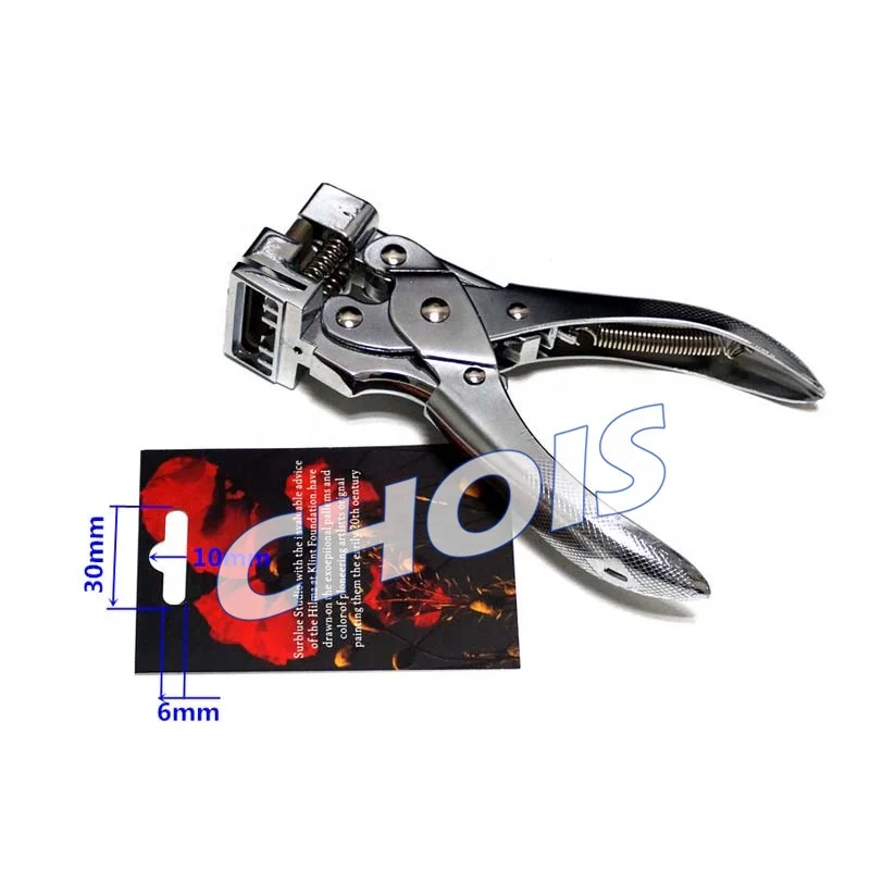 Hand Held Euro Slot Hole Punch for PVC Card, Jewellery Labels 3945-1030