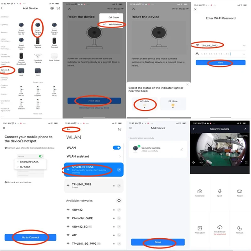 B03B-Tuya Diameter 12MM Wide Angle Fisheye Dual Frequency Wifi Door Eye Remote Monitoring Graffiti Smart Life Home Camera