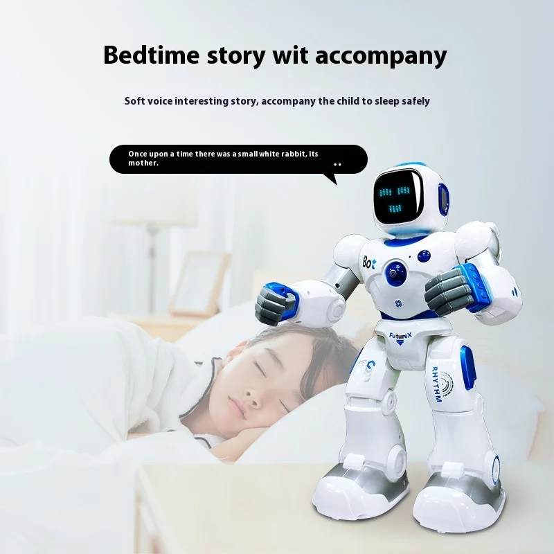 1088 Intelligent Remote Control Robot Voice Dialogue Programming High-Tech Electric Dance Children\'S Toy Gift Instant Sale