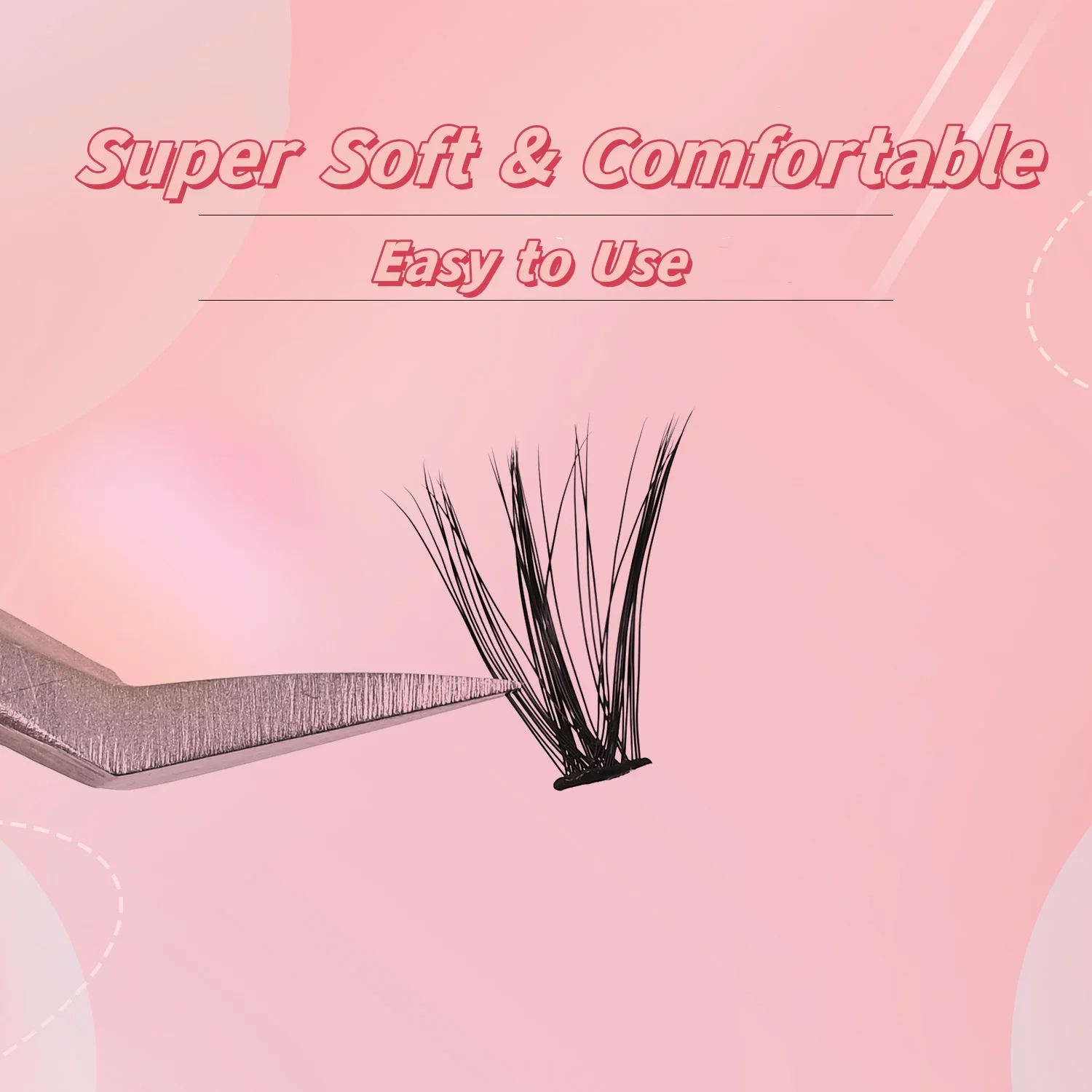 Ciglia individuali 8-16mm 200 pezzi Ciglia a grappolo Aspetto naturale Vassoio misto Estensione ciglia fai da te Volume Cluster ciglia Ciglia