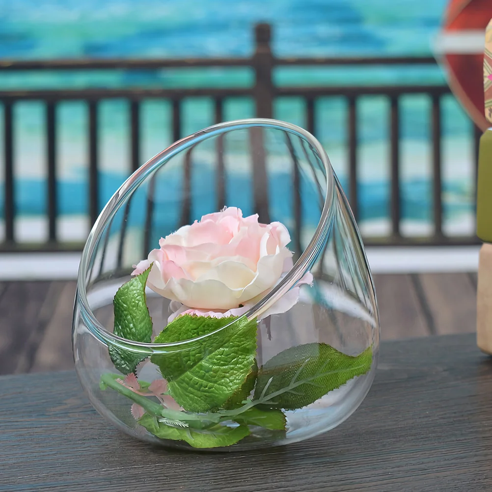 

3 Pcs Micro Landscape Terrarium Glass Containers Small Bowls Desktop Planter Bottle Aquarium