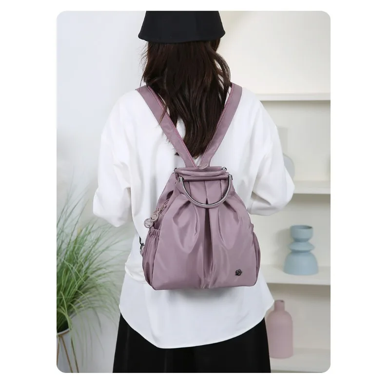حقيبة ظهر نسائية متعددة الوظائف حقائب صدر للفتيات 2025 حقيبة يد نسائية صغيرة حقيبة ظهر Mochila الأنثوية #2