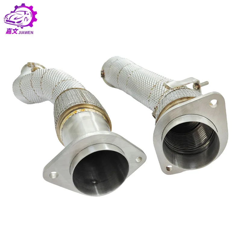 Suitable for B MW X3M F97X4M F98 S58 3.0 with heat shield high quality head section muffler exhaust pipe