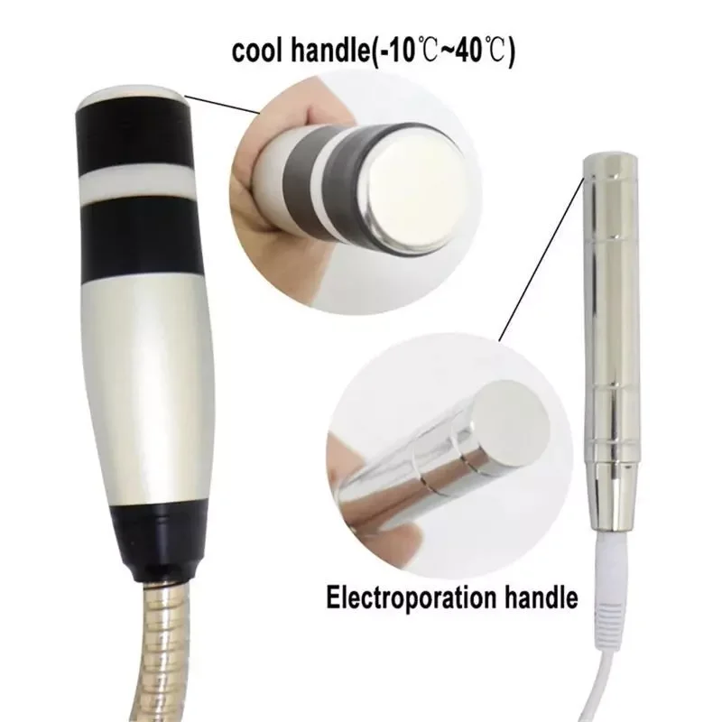 Cooling Multifunction High Frequency Facial RF No Needle Electroporation Micocurrent Face Lift Mesotherapy Machine