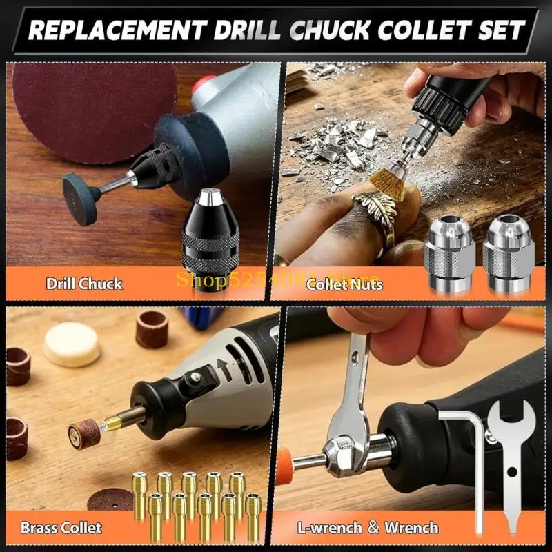 AXYC Metal Drill Conversion Accessory for Electric and Impact Wrench Tasks