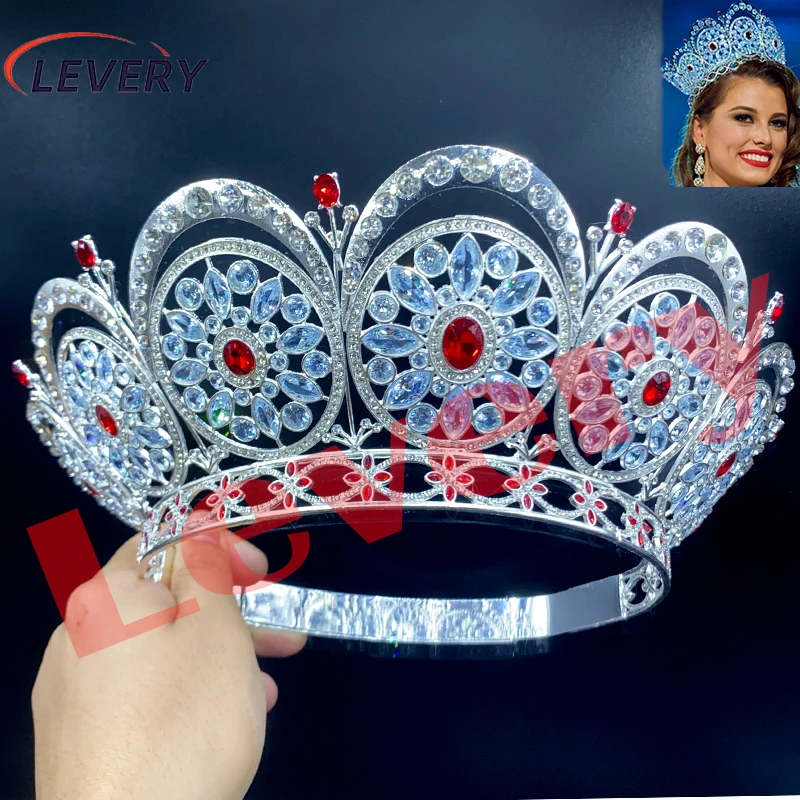 Levery New Miss Universe Nexus Crown Replica Alloy  ZirconCrowns for Pageant Collector