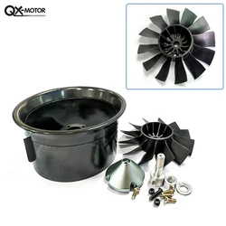 QX-MOTOR New 64MM EDF without Motor CW/CCW 12 Blades Ducted Fan For RC Remote Control Toy Parts Airplane Model Drone