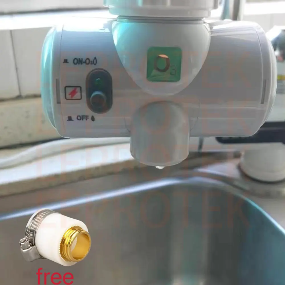 Self-powered Water Ozone generator tap water purifier for Kitchen