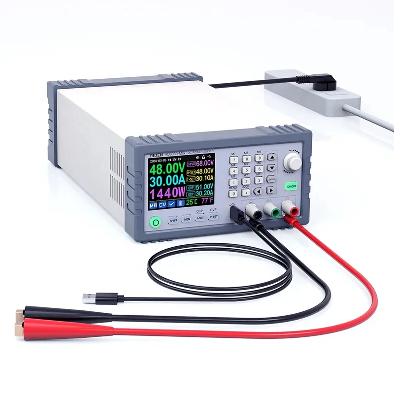 

1140W 1440W Lab Power Supply R-D6030 Full Kit 60V 30A Adjustable Digital Control Battery Charging Device