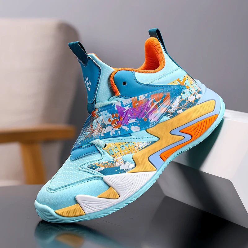 أحذية رياضية للأطفال للخريف مقاومة للماء مريحة للأطفال أحذية كرة السلة للأولاد في الهواء الطلق أحذية رياضية كاجوال للأولاد غير قابلة للانزلاق #3