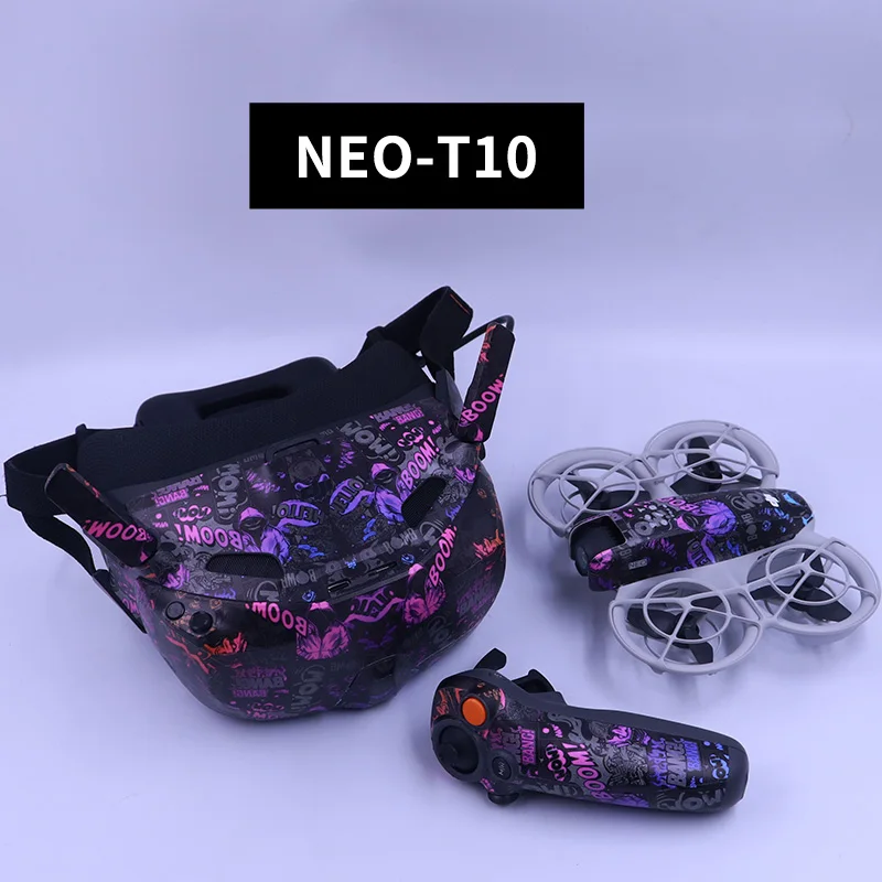 

StartFly NEO Set Stickers For DJI NEO Drone N3 Glasses Rocker Non-Adhesive Cool Drone Scratch Protective Film Decorative Sticker