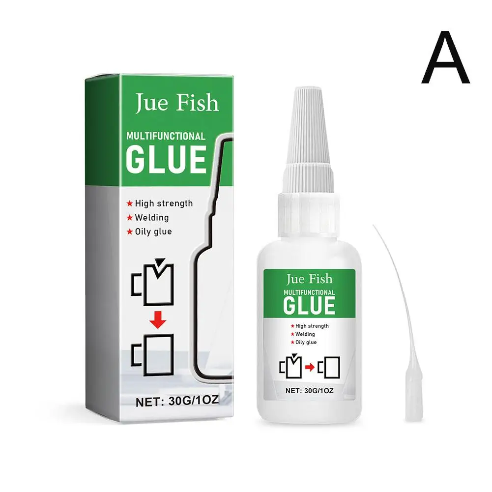 1/2 stücke Jue Fisch Multifunktionale Klebstoff Schuh Gule Kleber Holz Objekt Wasserdicht Starke Transparent Sol Kleber Adhe R8q1