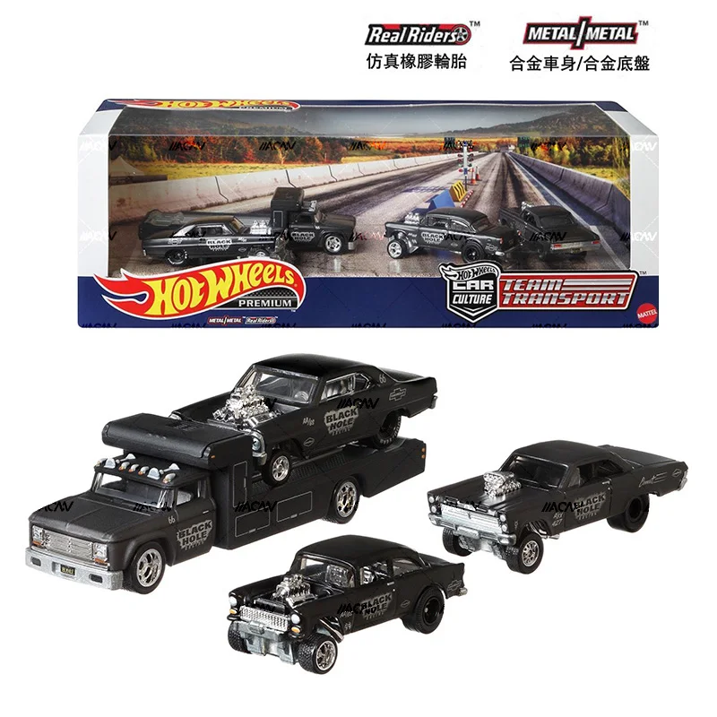 

New Genuine Hot Wheels Car Culture Black Hole Motorcade Toy Car Suit Model Commemorative Funds Collectibles In Stock