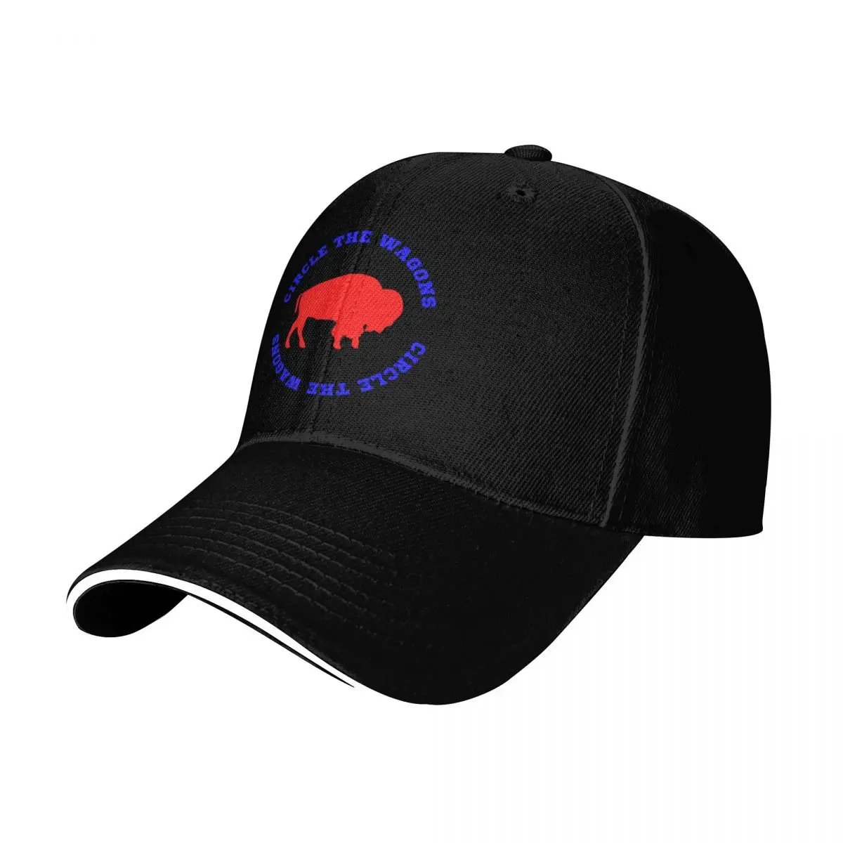 Buffalo Football Circle the Wagons Baseball Cap fishing hat luxury caps hats on offer Snapback Cap For Girls Men's