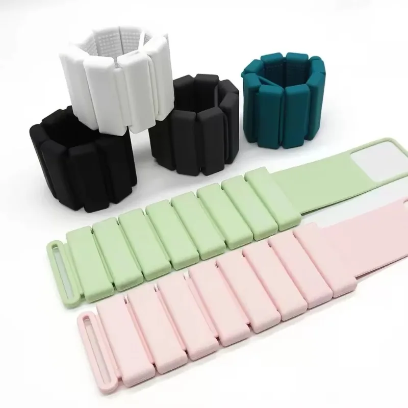 YTYINYTYINNQ SPORTS Set Of 2 Weighted Wearable Bracelet Exercise Adjustable Silicone Ankle & Wrist Weights Available In Multiple