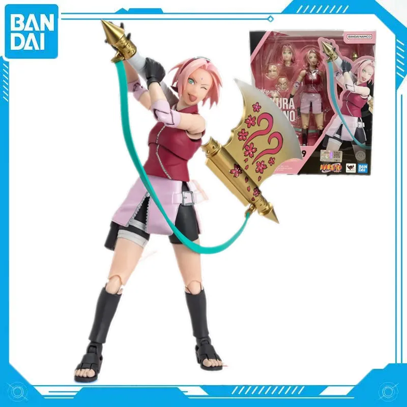 

Bandai Genuine Anime Naruto Haruno Sakura S.H.Figuarts Action Figure NARUTOP99 Version Shippuden PVC Model Toy Doll Collection