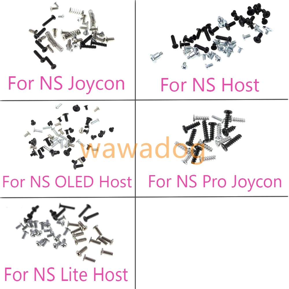 1set Replacement Left and Right Handle Full Set Screws For Nintendo Switch OLED Lite Pro Console NS Joycon Screw