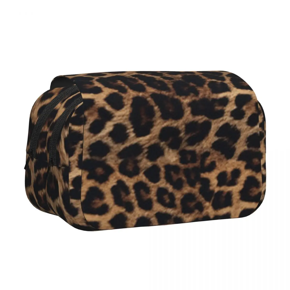 Leopard Print Pencil Cases Pencil Pouch Hard Shell Leather Large Storage Pen Box Pencil Bag for Students School