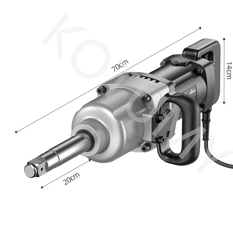 220V Pneumatic Wrench Industrial Grade Auto Repair Jackhammer Trigger Heavy-Duty High Torque Impact Wrench