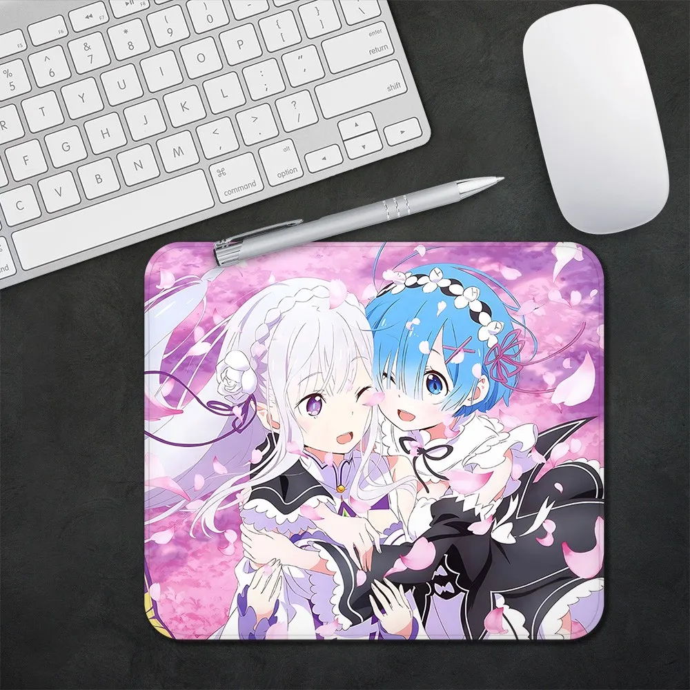 Anime RR-Re0 isekais HD Printing Computer Gamers Locking Edge Non-slip Mouse Pad 25x30CM