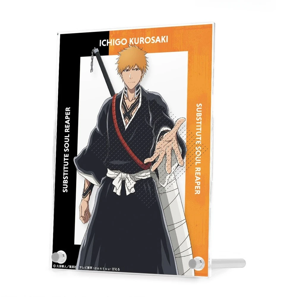 Game Ichigo Kurosaki Kisuke Urahara Byakuya Kuchiki Toushiro Hitsugaya Acrylic Stand Doll Anime Figure Model Cosplay Toy Gift