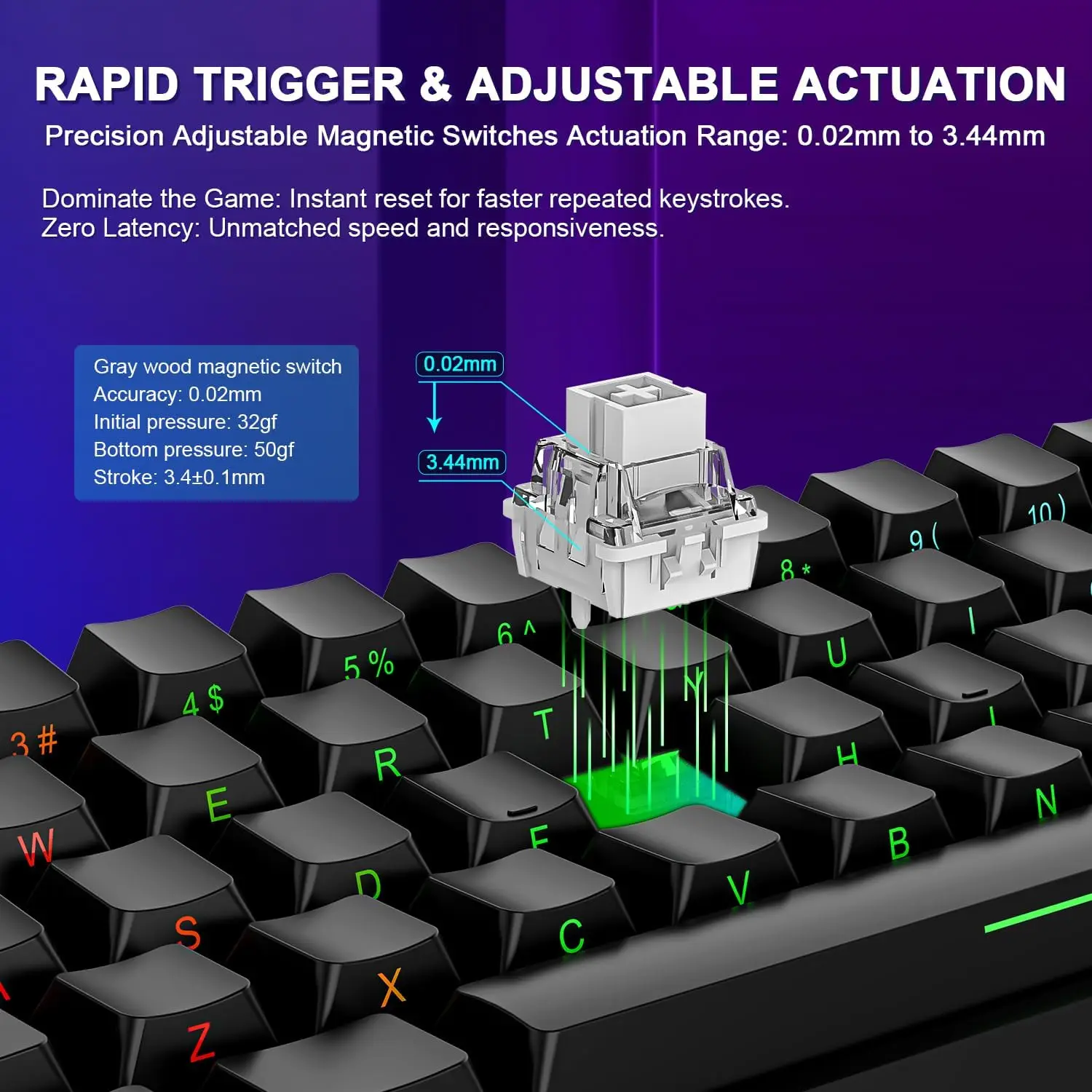 Magnetic Rapid Trigger Gaming Keyboard 5