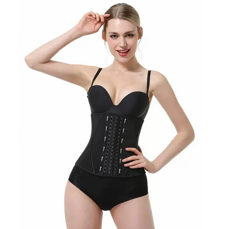 

Postpartum Girdle High Compression Waist Trainer Tummy Control X-Shaped 13 Steel Bone Latex Semi-Breathable Cincher Body Shapers