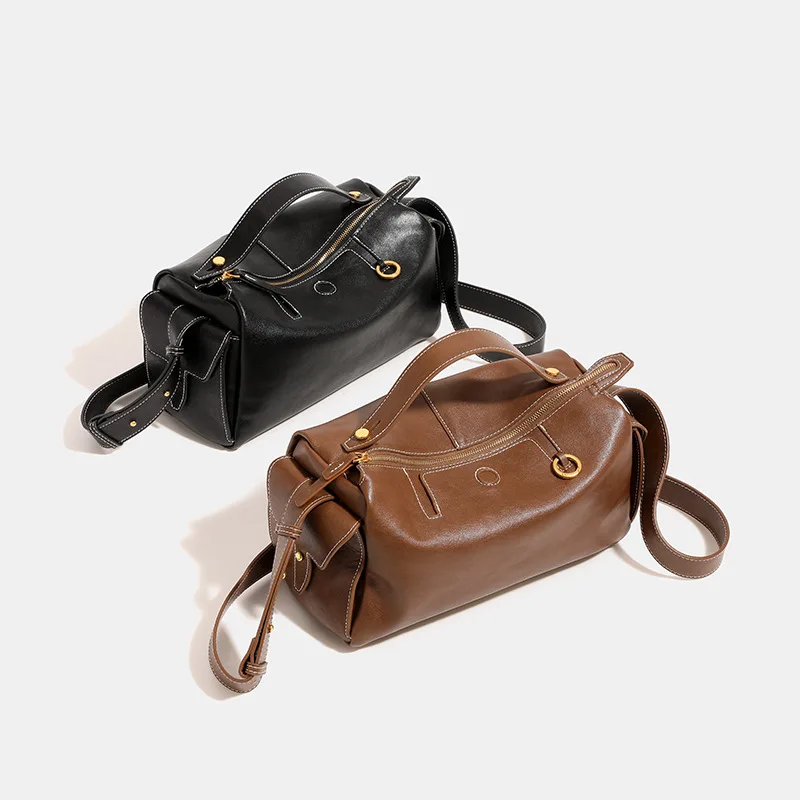 

Designer Paris Women's Vintage Diaper Bag Letter Logo Leather Tote With Minimalist Style And Fashionable Crossbody Shoulder