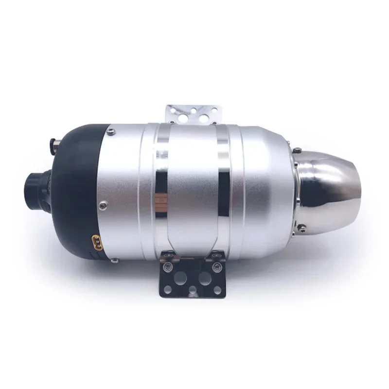 Motor de turbojet sin escobillas SW60B, versión sin escobillas de empuje de 6KG, motor de gasolina de arranque adecuado para reacondicionar juguetes de modelos de aviones