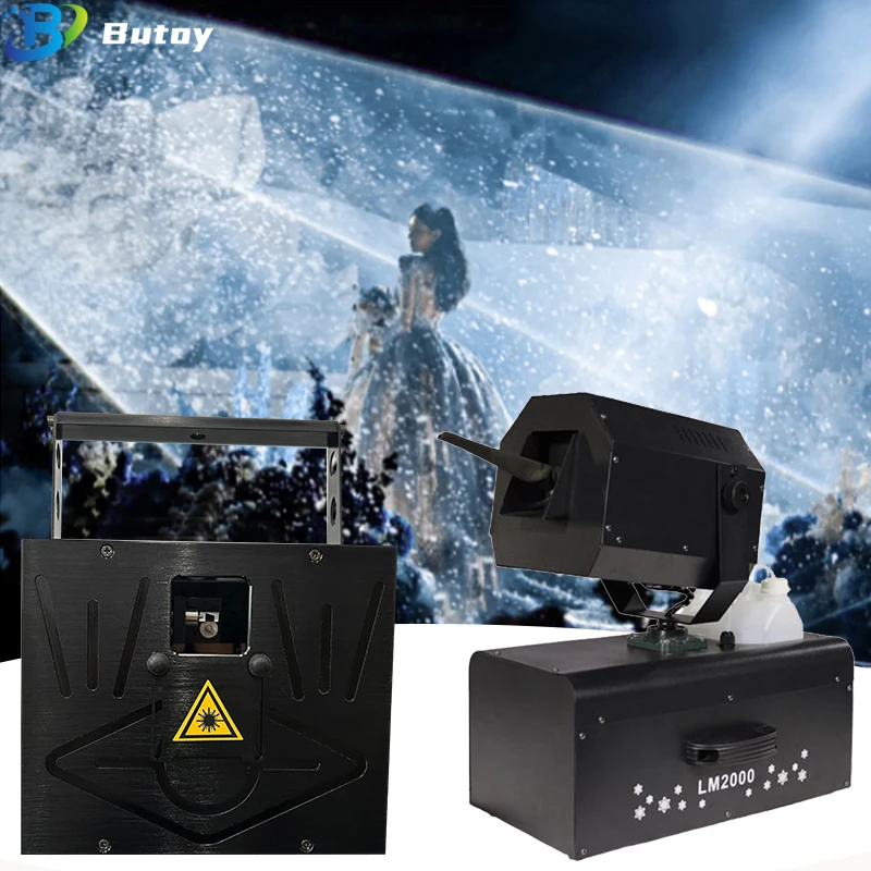 10W Animation Laser Lights DMX Control Snow Machine Stage Effect Party for Wedding For DJ Disco Party Live House Show Decoration
