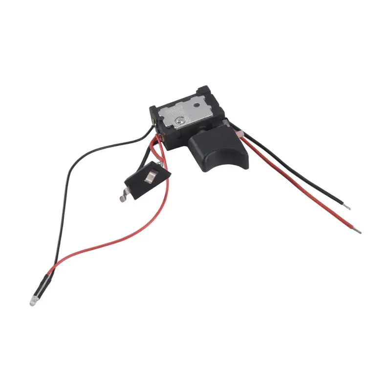 A05E-DC7.2-24V Electric Drill Switch Cordless Drill Speed Control Button Trigger Light Power Tool Parts For