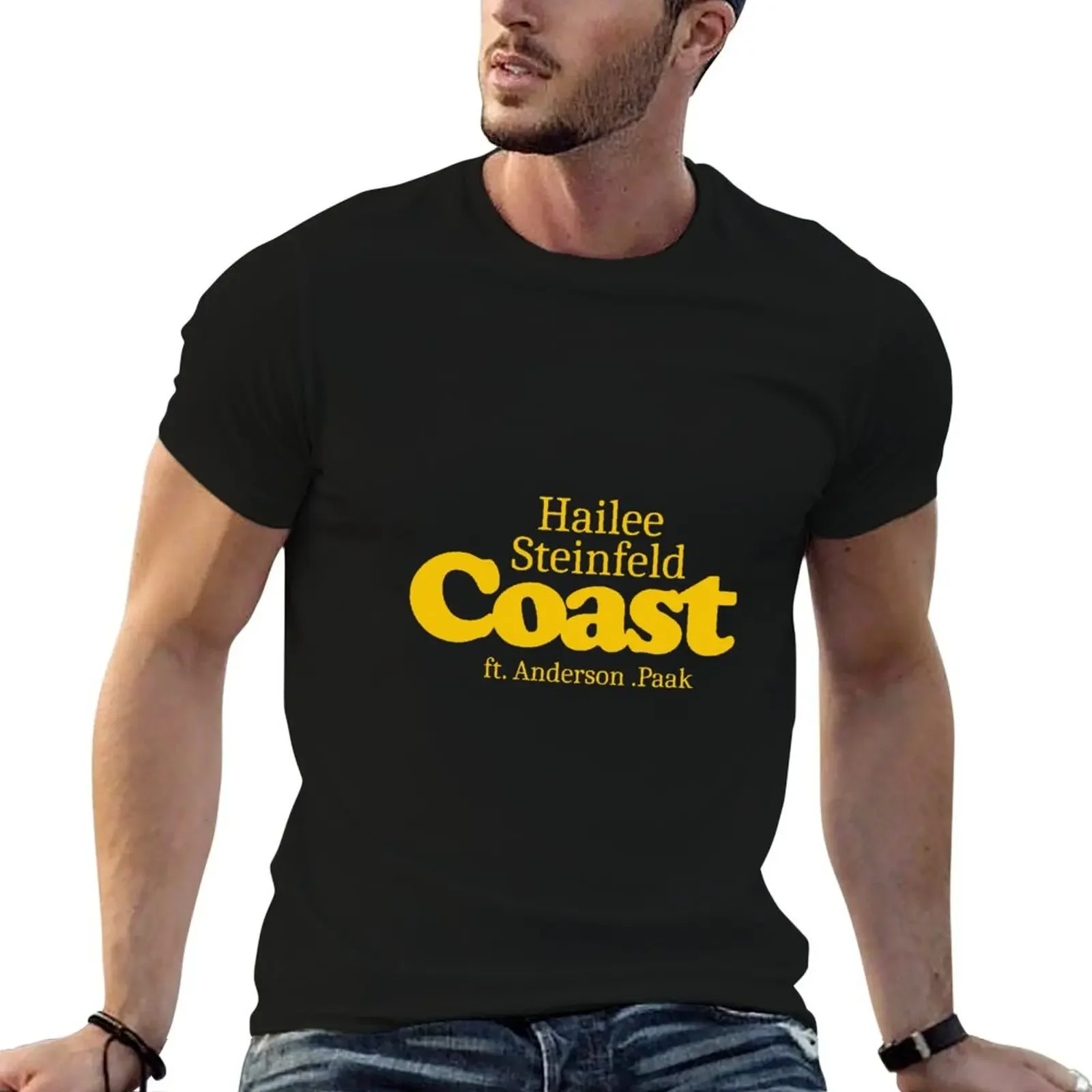 

Hailee Steinfeld Coast Anderson Paak Sticker T-Shirt cotton graphic tees graphic tee shirt mens shirts graphic tee